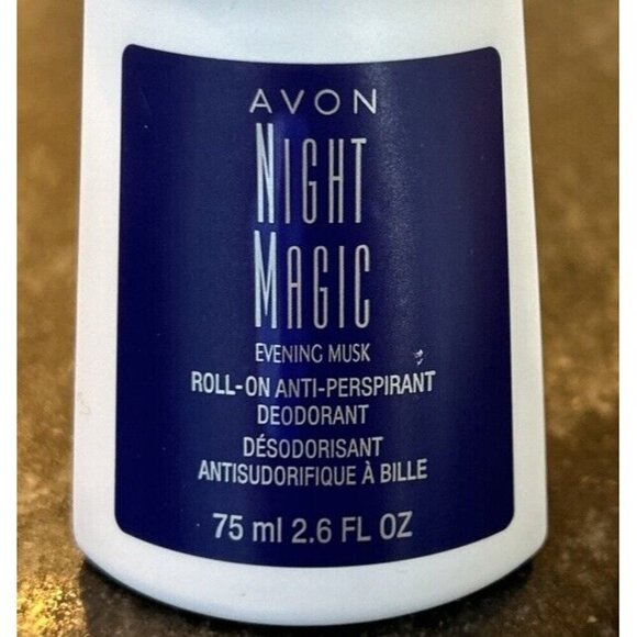 2 - AVON Night Magic Evening Musk Roll On Anti Perspirant Deodorant 2.6 Oz each - Picture 2 of 3